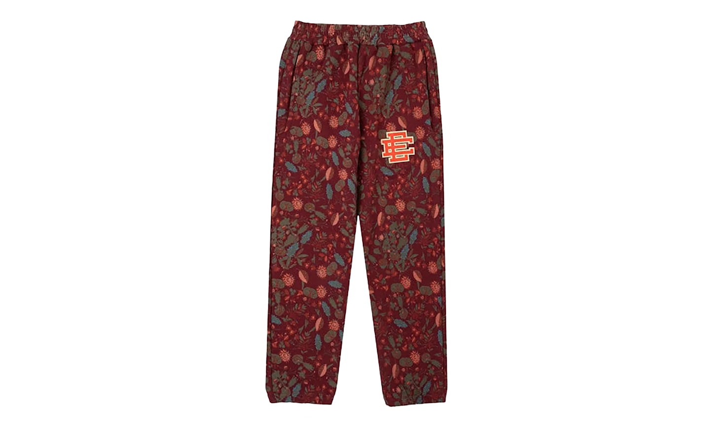EE AOP SWEATPANT "FW22 - Maroon Floral" EE535