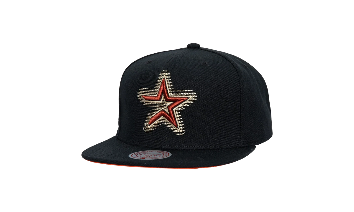 MLB Cooperstown Blurred Vision Snapback Cap "Houston Astros - Black" HHSS7493 HASYYPPPBLCK