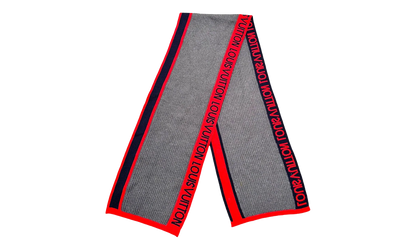 Generation Wool Scarf "Grey/Red" M71255