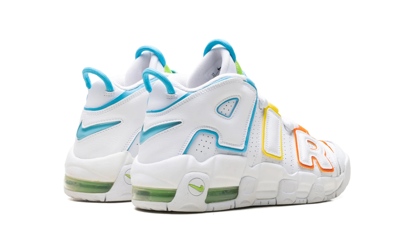 Air More Uptempo GS "White Multi-Color" FJ4624 100
