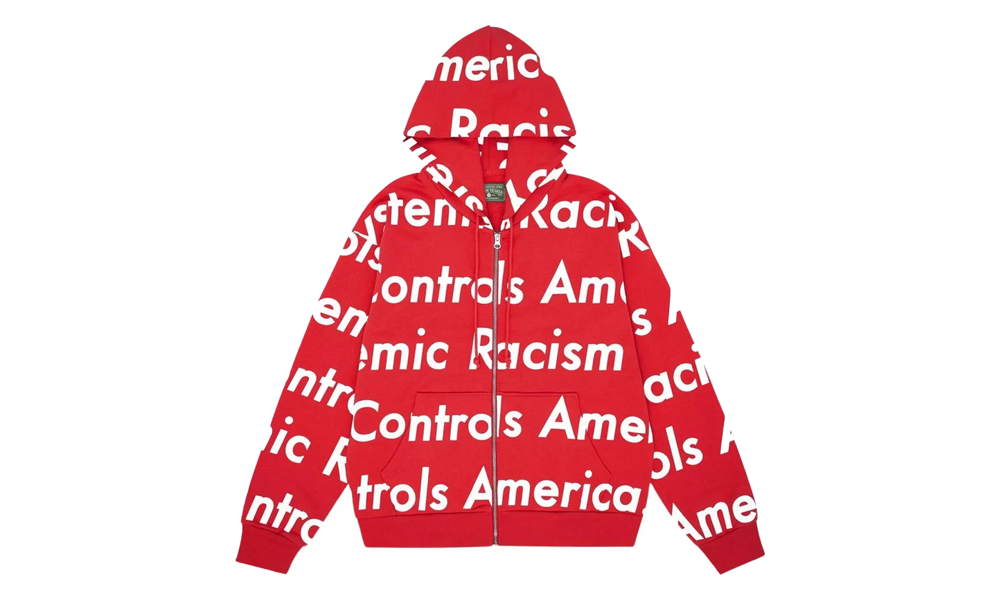 Srca Graphic 1 Zip-up Hoodie "RED" 014 030 123