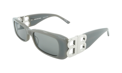 Rectangular Frame Sunglasses WMNS "Grey / Silver" BB0096S 014