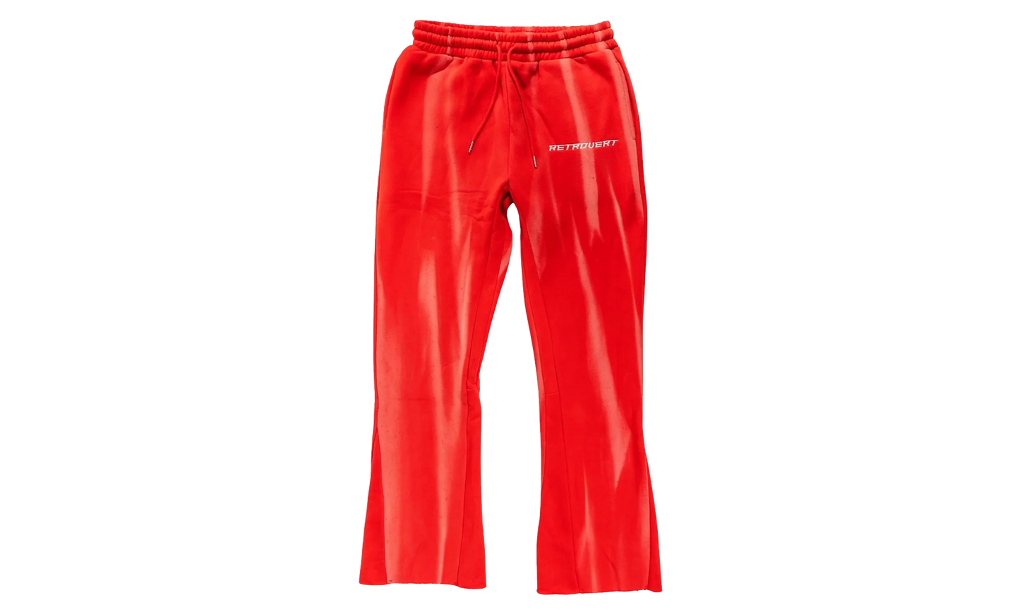 Flare Sweatpants "Red" RET012