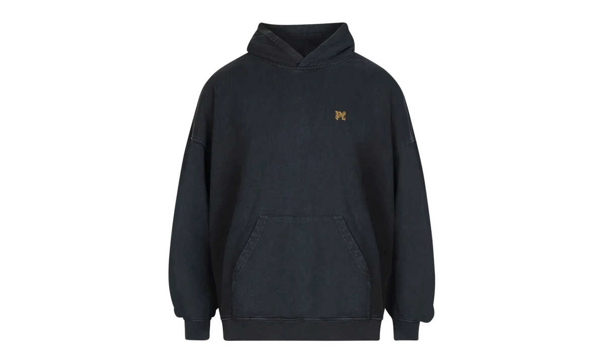 Back Burning Monogram Hoodie "Black" PMBB117R24FLE003