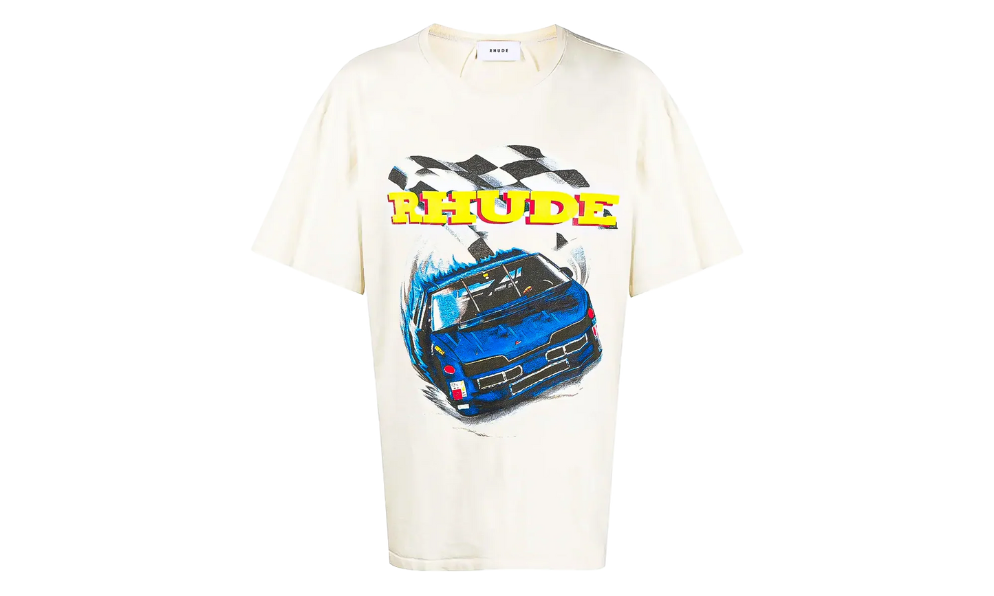 Nascar T-Shirt "Cream" RHU06PS20008 WHT