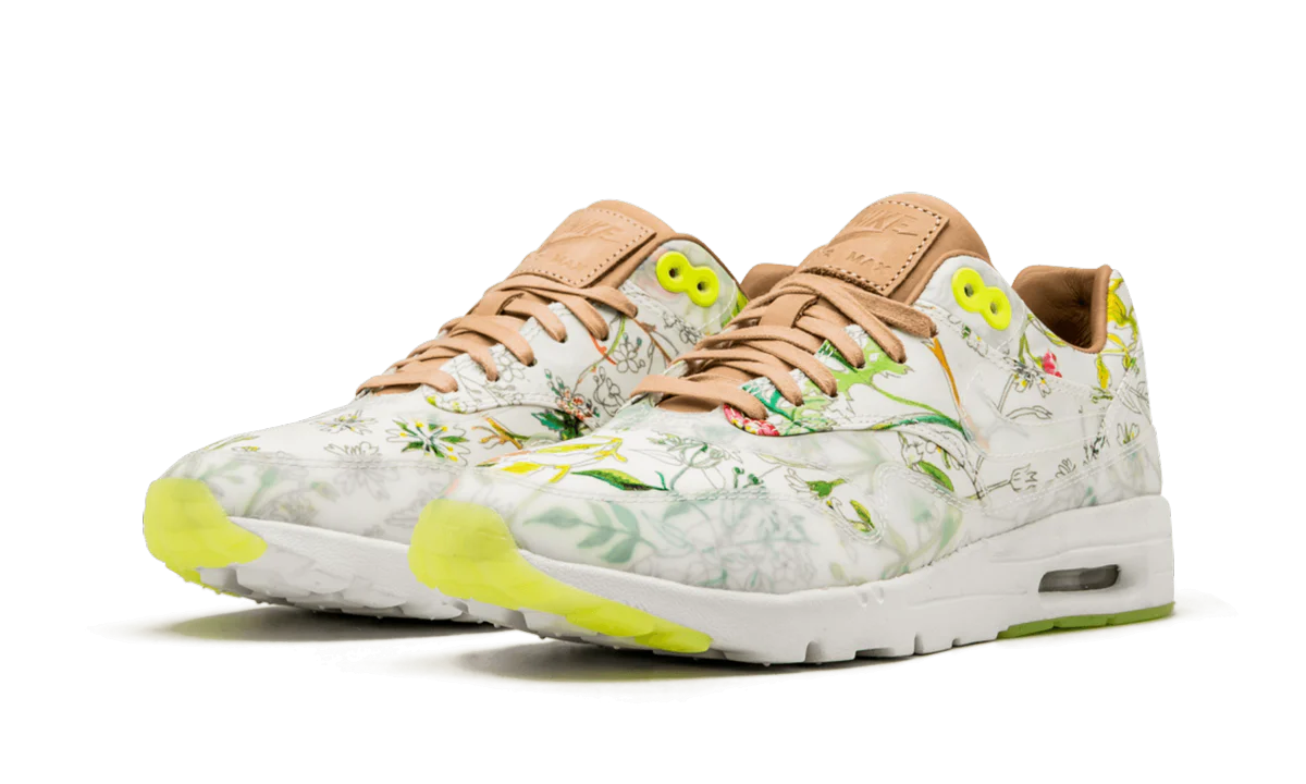 AIR MAX 1 ULTRA LIB QS MNS WMNS "WHITE / WHITE / VACHETTA TAN / VOLT" 844135 100