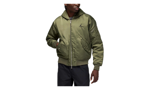 Jordan Renegade Flight Therma-FIT Hooded Jacket "Medium Olive / Starfish / Black" HV0540 222