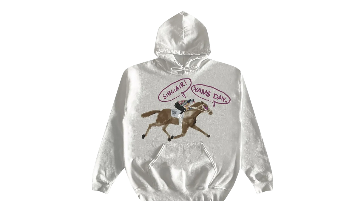 Yams Day 2021 Long Beach Horse Hoodie "White" 2010 1SS210106LBHH WHIT