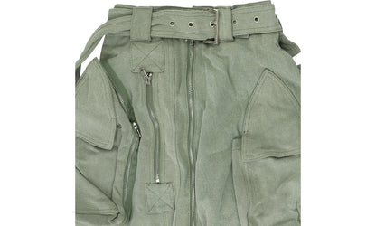 MULTI POCKET SKIRT "GREEN" 11200780011AW23