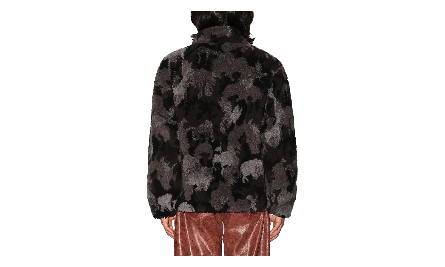 Camouflage Boa Jacket "Grey" 12115651 GREY