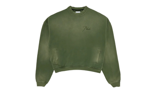 Embroidered Crewneck "Sundry Olive" FW23SW01150854