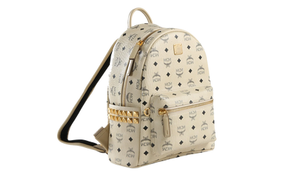 Small Stark Backpack in Visetos "Beige" MMKEAVE15 BEIGE