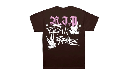 Graffiti Dove T-Shirt "Brown / Pink" Y1Q5KV9W