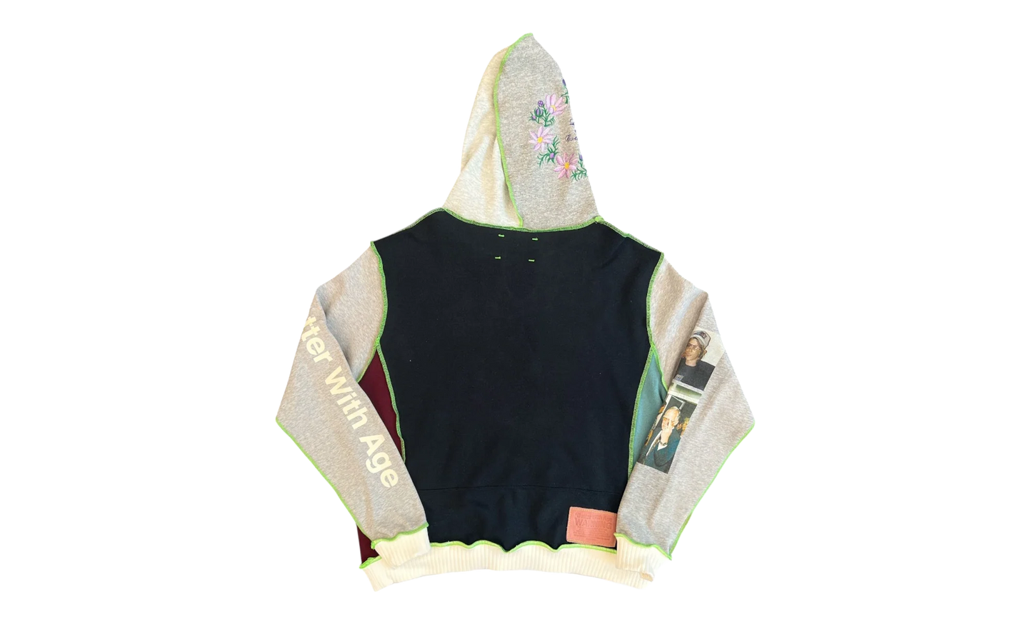Hollywood Hoodie "Heather Grey / Multicolor" BWA109