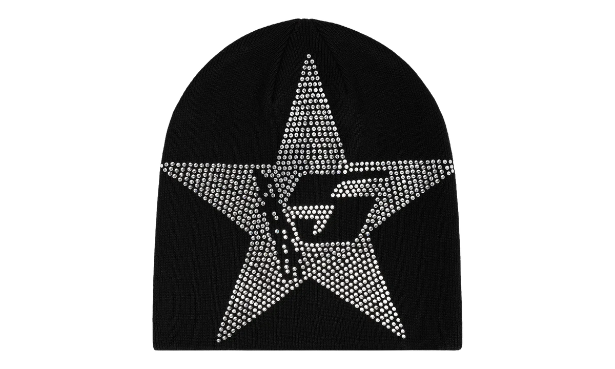 Star Rhinestone Skully "Black" SP5der297