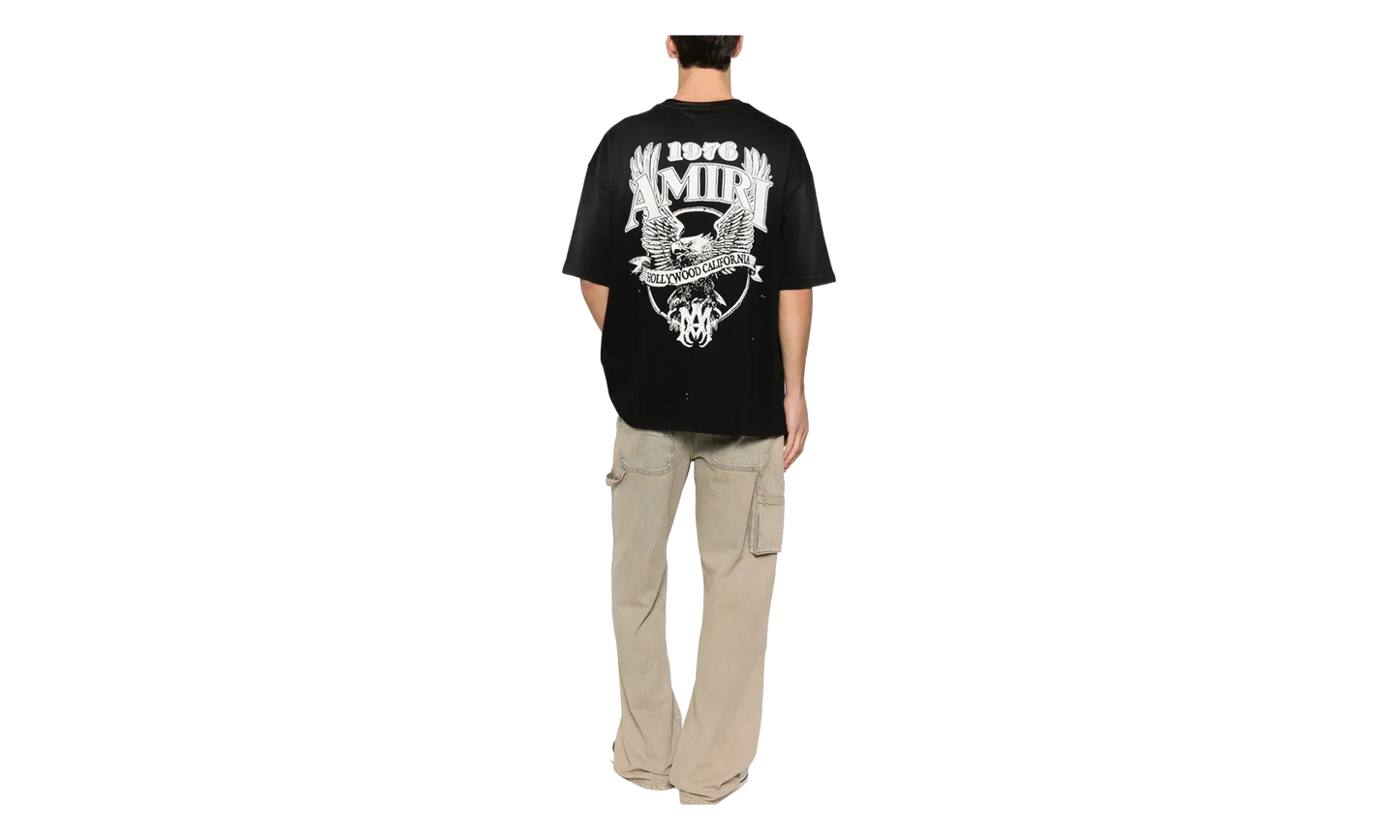Eagle Oversized Tee "Black" AMTOJR1024 001
