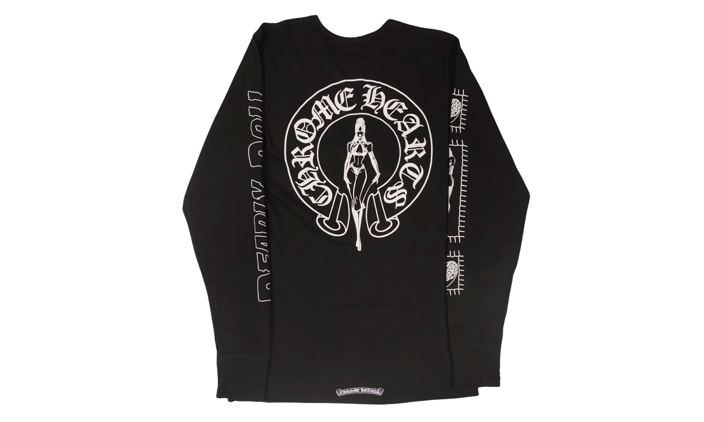 Deadly Doll Thermal Long Sleeve "Black" CHRM0647