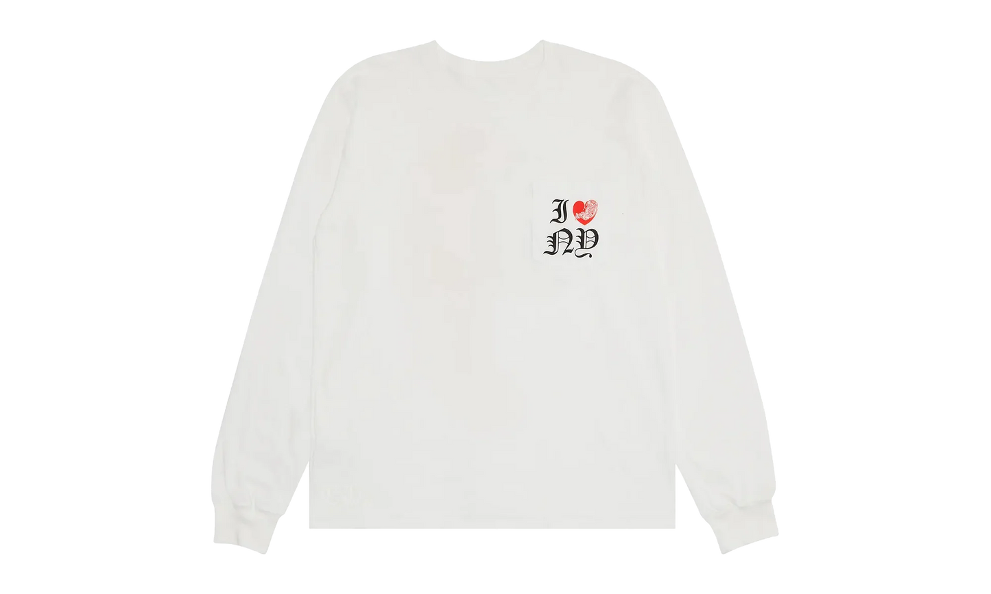 I Love NY Longsleeve T-Shirt "White" CHRM0009