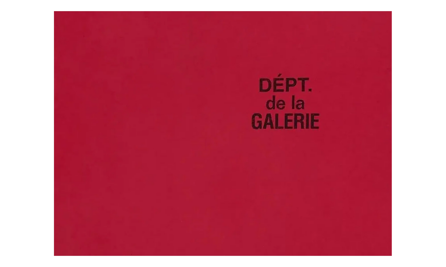French T-Shirt "Red / Black" GD043