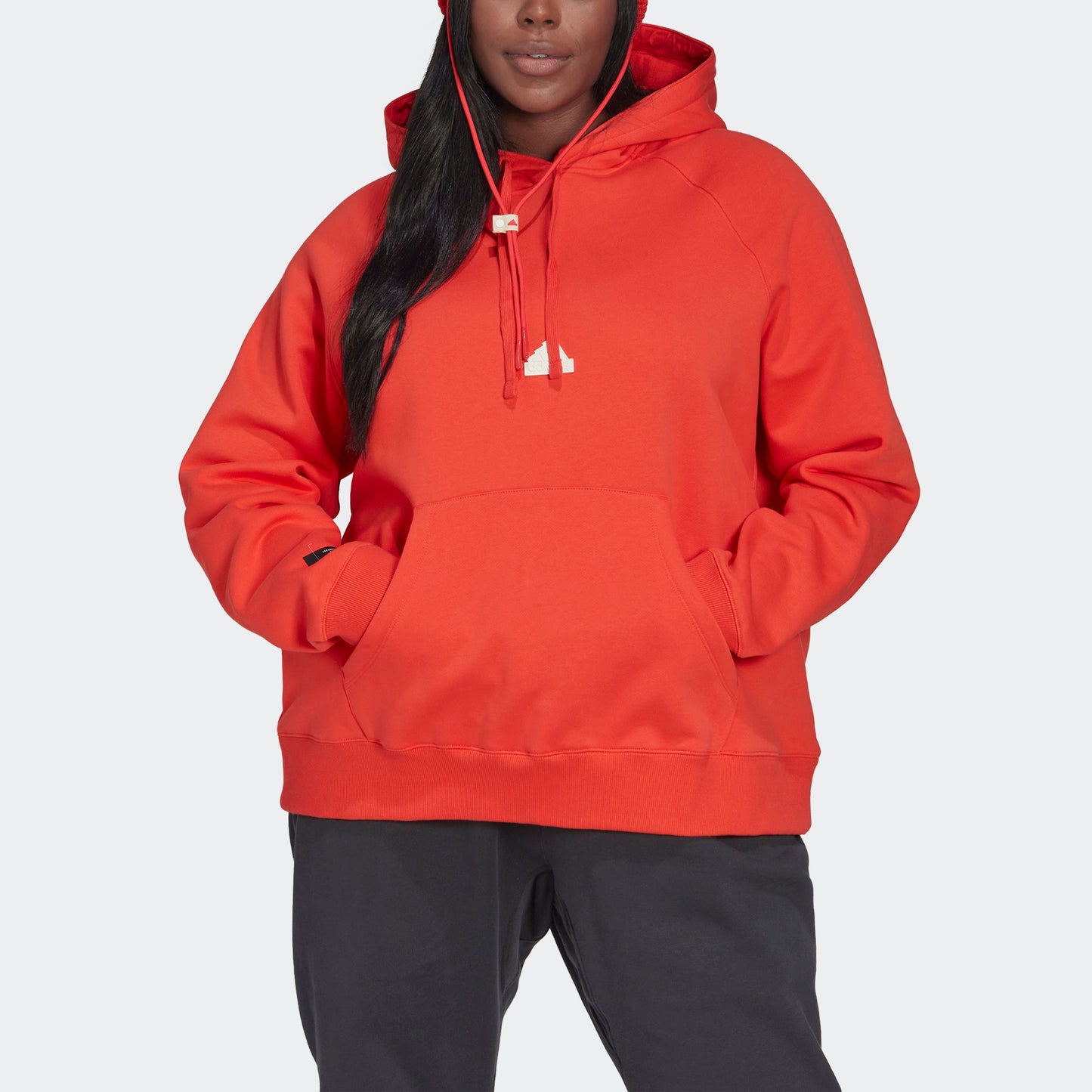 Women's adidas Oversized Hooded Sweatshirt (Plus Size)