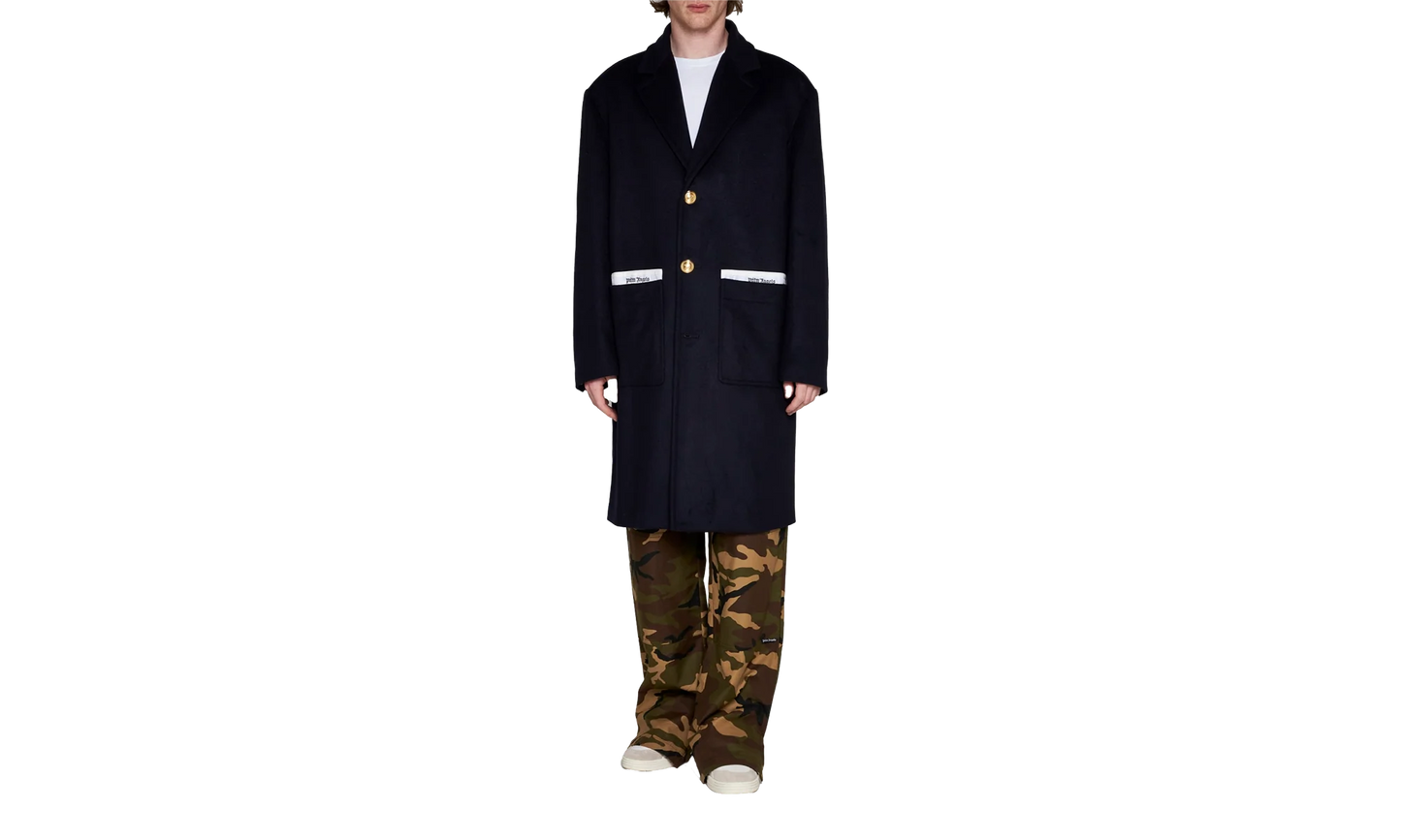 Sartorial Tape Button-up Coat "Navy" PMER016E23FAB0014603