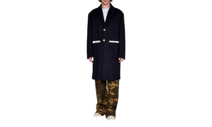Sartorial Tape Button-up Coat "Navy" PMER016E23FAB0014603