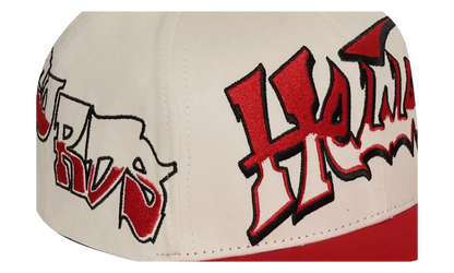 Records Snapback Hat "Red/White" HSR199