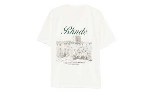 Rhude Virgin Islands Script T-shirt "Off-White" RHPS26TT01012