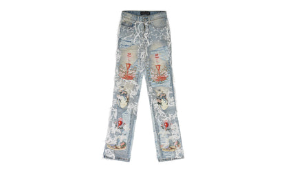 CHALICE STRAIGHT-FIT JEANS "BLUE" 1120570008SS24