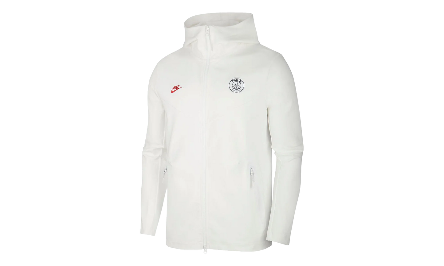 Sportswear Tech Fleece Full-Zip Hoodie "White / University Red" CI2131 104