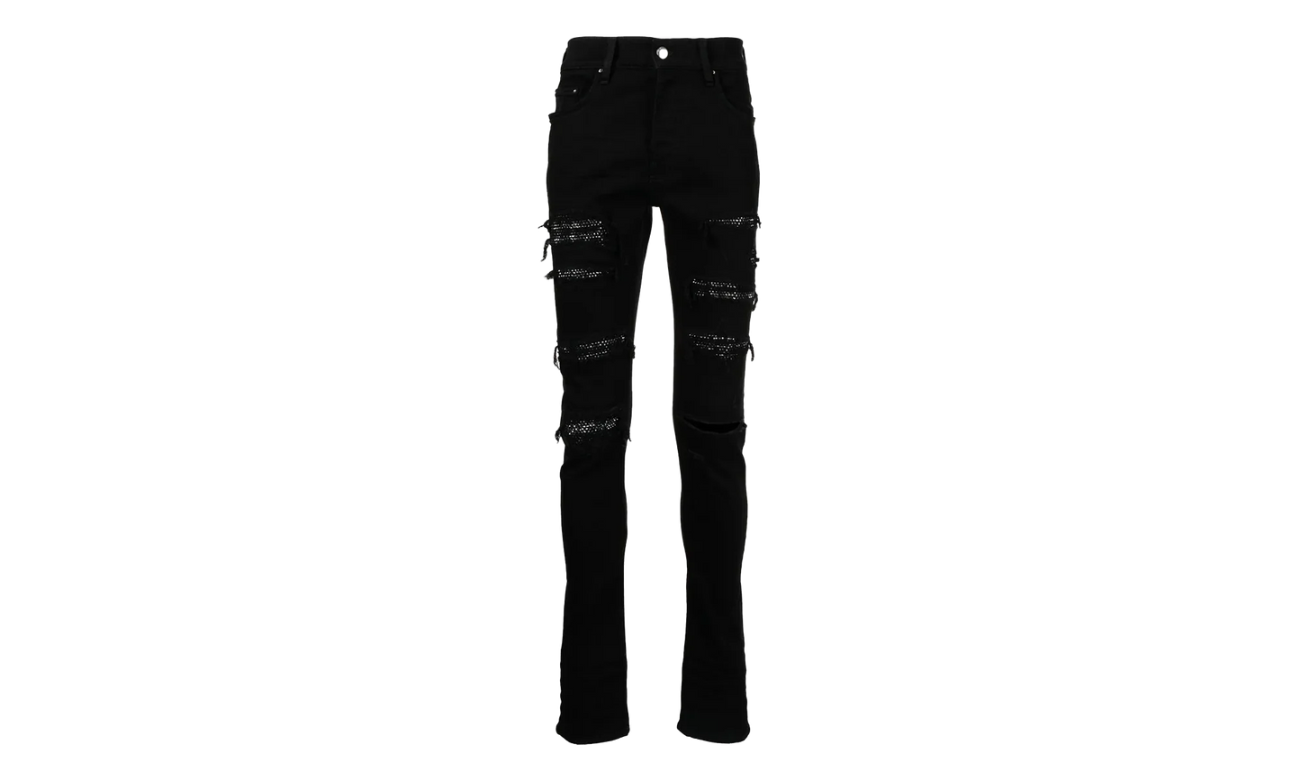 Crystal Thrasher Jeans "Overdyed Black" SS23MDS006 018