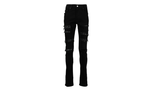 Crystal Thrasher Jeans "Overdyed Black" SS23MDS006 018