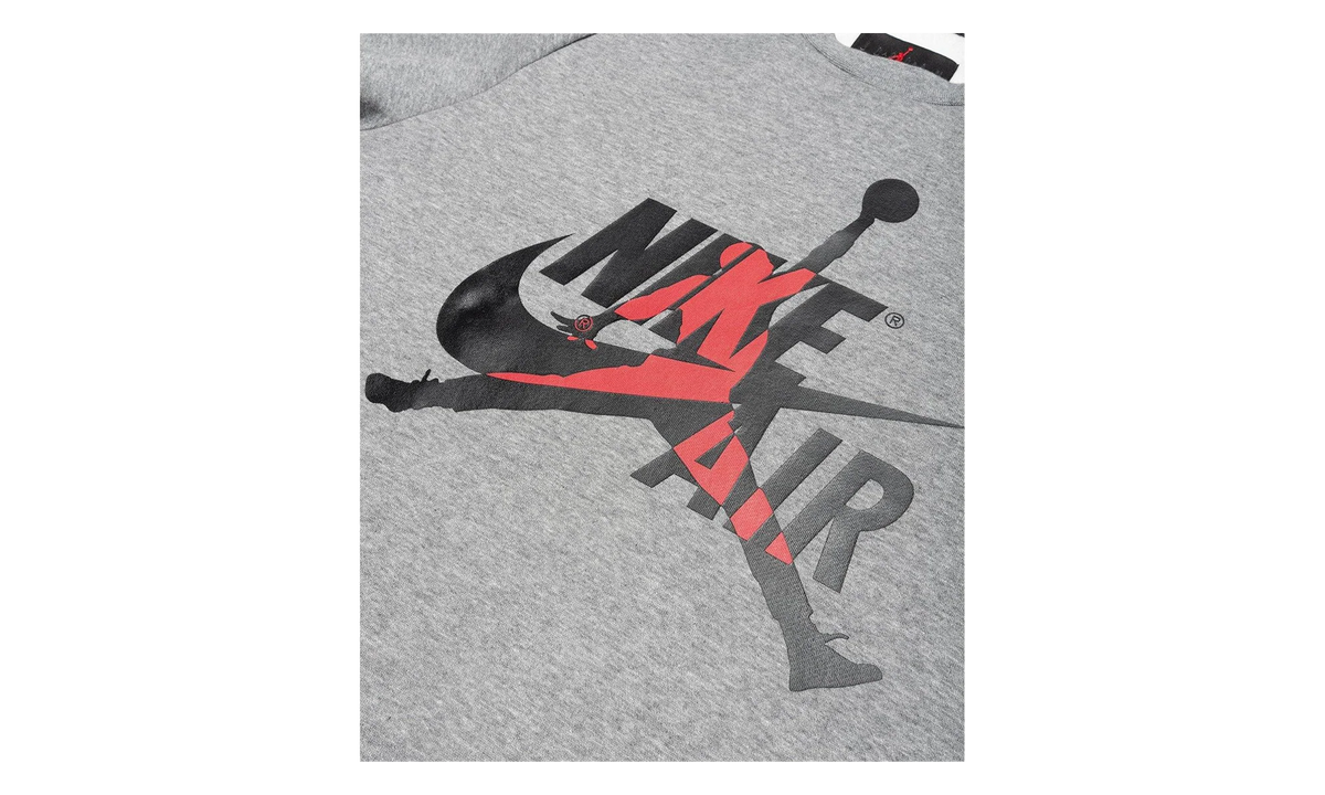 Air Jordan Jumpman Classics Crewneck Sweatshirt "Carbon Heather / Black" BV6006 091