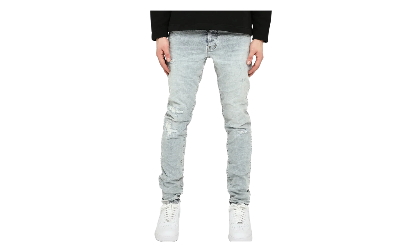 Kivu Skinny Repair Jeans "Light Indigo" P001 KVRL425