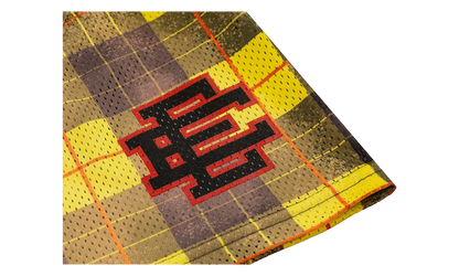 EE BASIC SHORT "SS24 - Yellow/Black Plaid" EE697