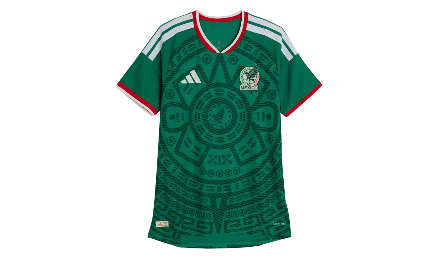 Mexico 26 Home Authentic Jersey "Bold Green" JL8540