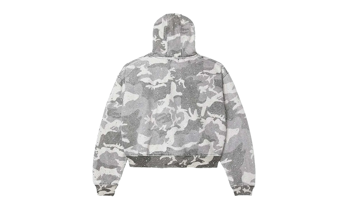 Crystal Camo Work Zip Up Jacket "Grey" 10076925