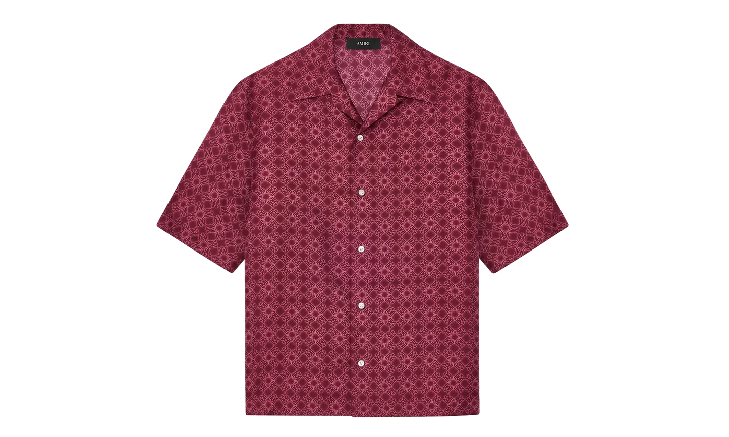 MA Quad Bowling Shirt "Wine" AMSTCA1186
