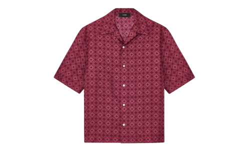 MA Quad Bowling Shirt "Wine" AMSTCA1186