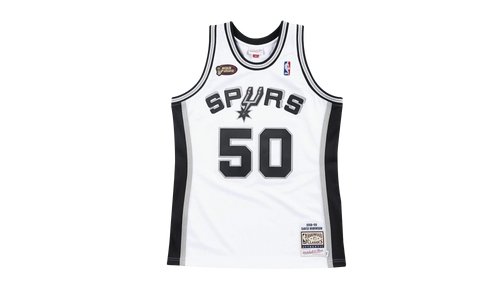 NBA David Robinson Authentic Jersey "1998 San Antonio Spurs - White" AJY4EL18028 SASWHIT98DRB