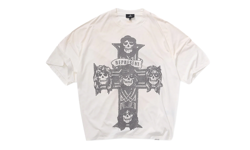 Guns N Roses Cross SS Tee "White" MLM100759-WE