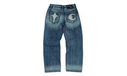 TC Bone Leather Denim Pants "Blue" TC25PT2101