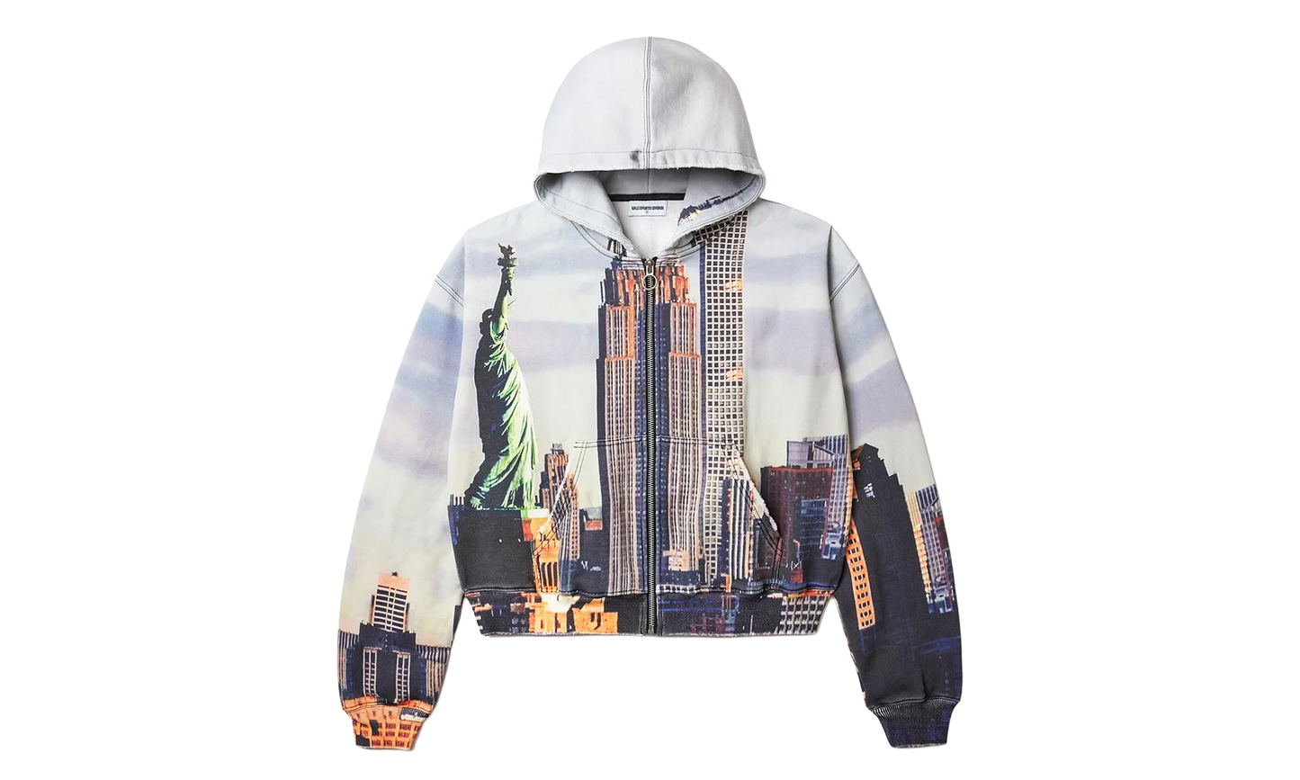 Vale Forever Skyline Zip Up Hoodie "NY Skyline'" VAL21