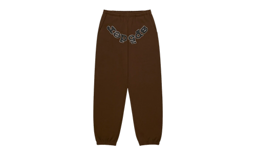Rhinestone OG Logo Sweatpants "Brown" SP5der305