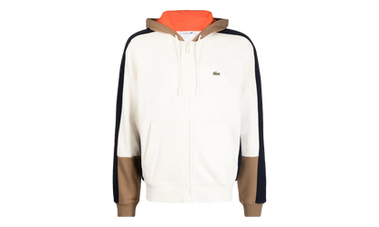 Colorblock Hoodie "White / Brown / Navy Blue" SH1301 RI2