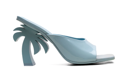 Mule Leather Heels WMNS "Blue" PWIJ003S23LEA0014000