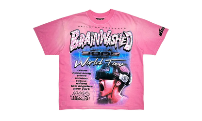 Studios Brainwashed World Tour Short Sleeve T-Shirt "Pink" HSR116