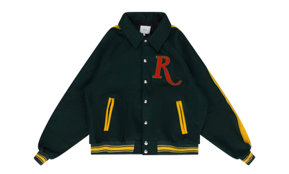 RAGLAN VARSITY JACKET "Green" RHD-MOTW-0044