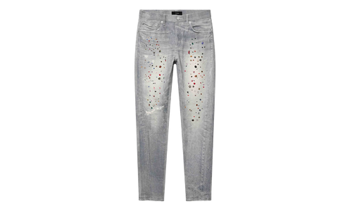 P001 Skinny Jewel Print Denim "Light Indigo" P001 SJWP226
