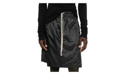 Rick Owens Woven Kilt Shorts "Black" MON32